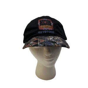 Impressions Keystone Colorado Aztec Black Multicolor Ball Cap Hat Adjustable